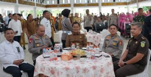 Bupati Muara Enim Hadiri Kenal Pamit Kapolres Muara Enim