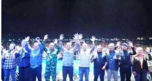 Meski Diguyur Hujan Deras, Pesta Rakyat HUT ke-22 Ogan Ilir Tetap Spektakuler Dihibur Band Dadali