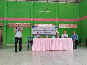 PT. Medco E&P Menyapa  Warga  Desa Pengabuan 
