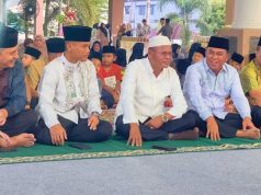 Buka Puasa Bersama, Sholat Magrib, Sholat Isya dan Sholat Tarawih Sekaligus Pengarahan Wali Kota Prabumulih dalam rangka Persiapan Safari Ramadhan Tahun 1447 H/2026 M