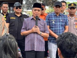 Wabup Ogan Ilir Turun Langsung Bantu Korban Kebakaran di Desa Ibul Besar III