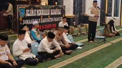 218 Calon Haji Ogan Ilir Resmi Diberangkatkan ke Asrama Haji Palembang