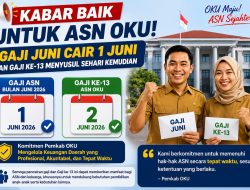 Kabar Baik untuk ASN OKU, Gaji Juni Cair 1 Juni dan Gaji ke-13 Menyusul Sehari Kemudian