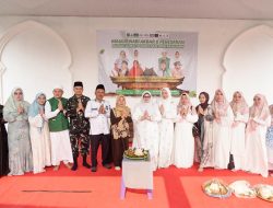 Hadiri Maulid Nabi di Tungkal Jaya, Ketua TP PKK Patimah Toha Resmikan Rumah Zikir Ponpes Nur Fikri