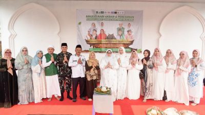 Hadiri Maulid Nabi di Tungkal Jaya, Ketua TP PKK Patimah Toha Resmikan Rumah Zikir Ponpes Nur Fikri