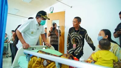 Bupati Muba Cek Dampak Asap Karhutlau, Fasilitas Kesehatan Disiagakan